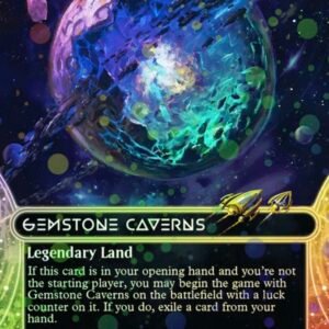 (FOIL) Gemstone Caverns (Borderless) - Stellar Sights
