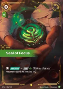Seal of Focus (Overnumbered) - Spiritforged