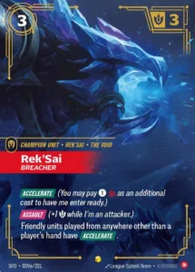Rek'Sai - Breacher (Alternate Art) - Spiritforged (SPF)