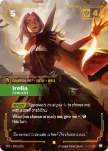 Irelia - Fervent (Alternate Art) - Spiritforged (SPF)