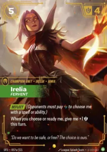 Irelia - Fervent (Alternate Art) - Spiritforged (SPF)