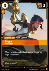 Fiora - Peerless - Spiritforged (SPF)