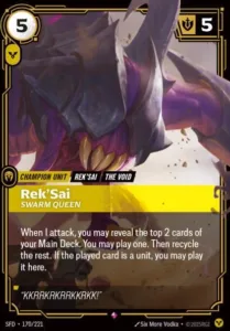 Rek'Sai - Swarm Queen - Spiritforged (SPF)