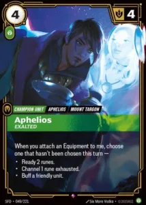 Aphelios - Exalted - Spiritforged (SPF)