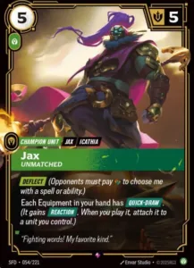 Jax - Unmatched - Spiritforged (SPF)