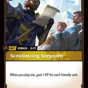 Scrutinizing Sergeant - Unleashed (UNL)