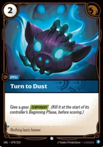 Turn to Dust - Unleashed (UNL)