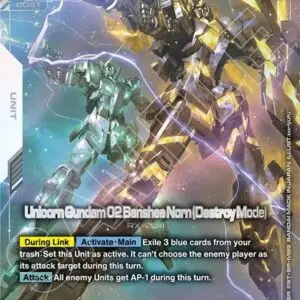 Unicorn Gundam 02 Banshee Norn (Destroy Mode) (LR+) - Phantom Aria (GD04)